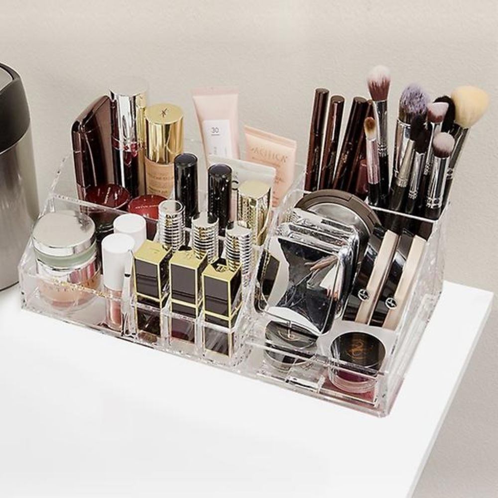 Luxe Large Acrylic Makeup Organizer - Container Store